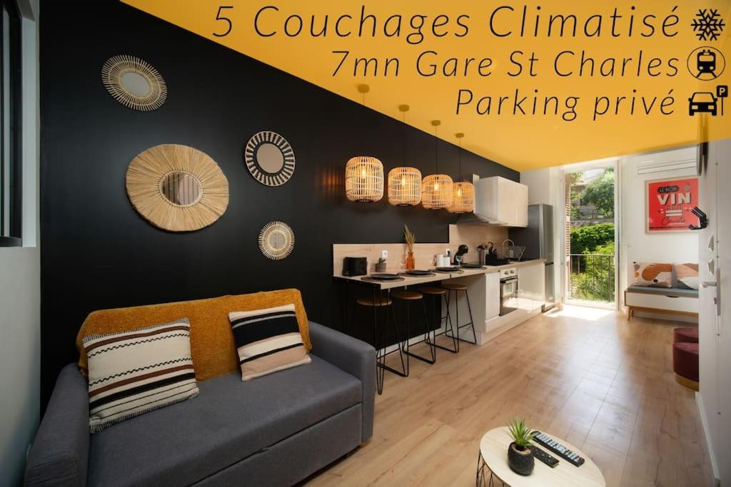 Apartment Air Conditioning Balcony 5 Couchages Marsella Exterior foto